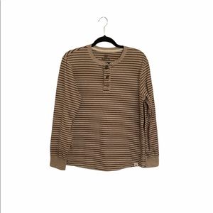 Roebuck & Co Striped Long Sleeve Tee Shirt